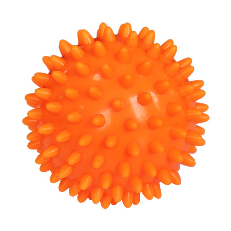 Maxairms Fitness PVC Hand Massage Ball PVC Soles Hedgehog Sensory Training Grip the Ball Portable Physiotherapy Ball: Orange