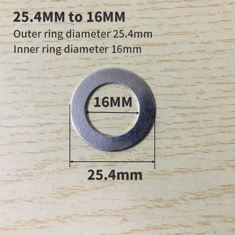 1pcs 25.4/22-20 25.4/22/20-16 Saw Blade Reducer Washer Inner Hole Adapter Ring Alloy Cutting Piece Aperture Chang