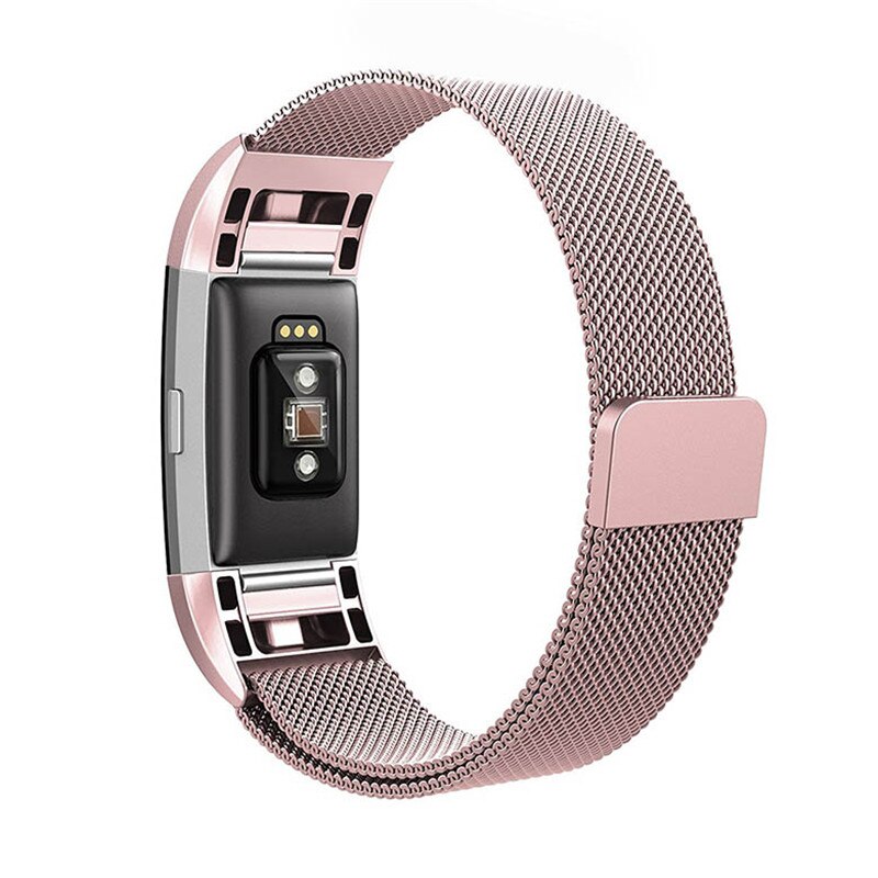 SL Size Metal Stainless Strap For Fitbit Charge 2 Band Milanese Magnetic Fitbit charge2 Strap Smart bracelet For Wrist strap