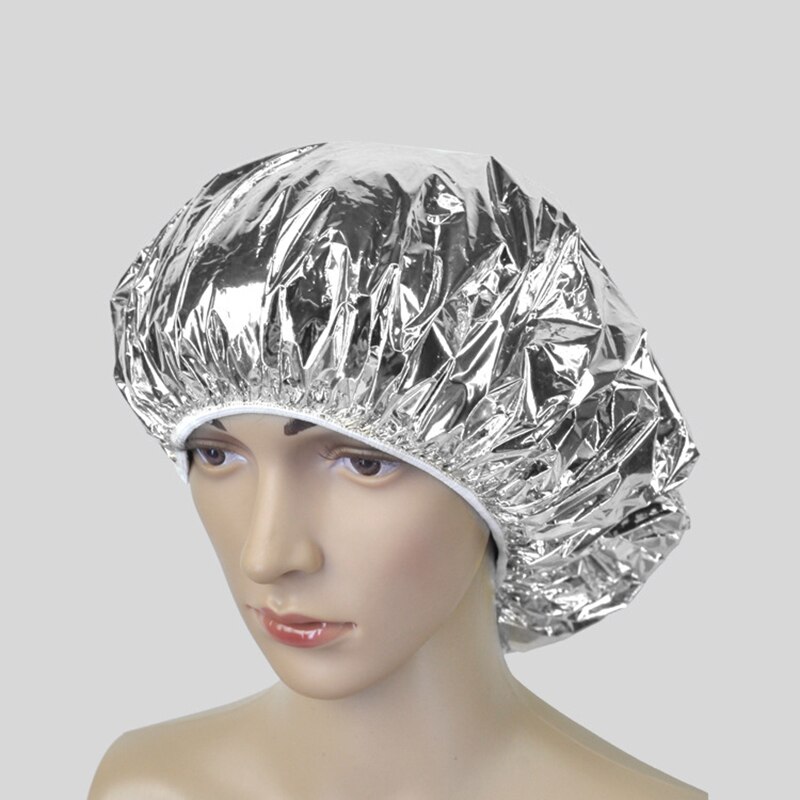 Beauty Salon Tin Foil Heat-proof Cap Hair Care Hair Styling Cap Bath Shower Hat Home Use
