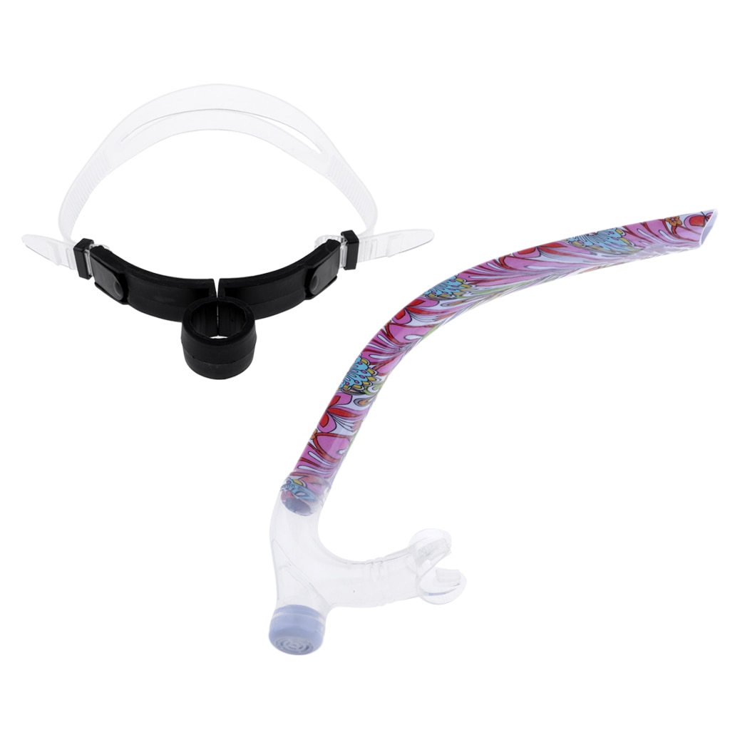 Nuotata Snorkel-di Nuotata Snorkel Formazione-Comodo Boccaglio In Silicone &amp; One-way Valvola di Spurgo-Centro del Supporto di Progettazione