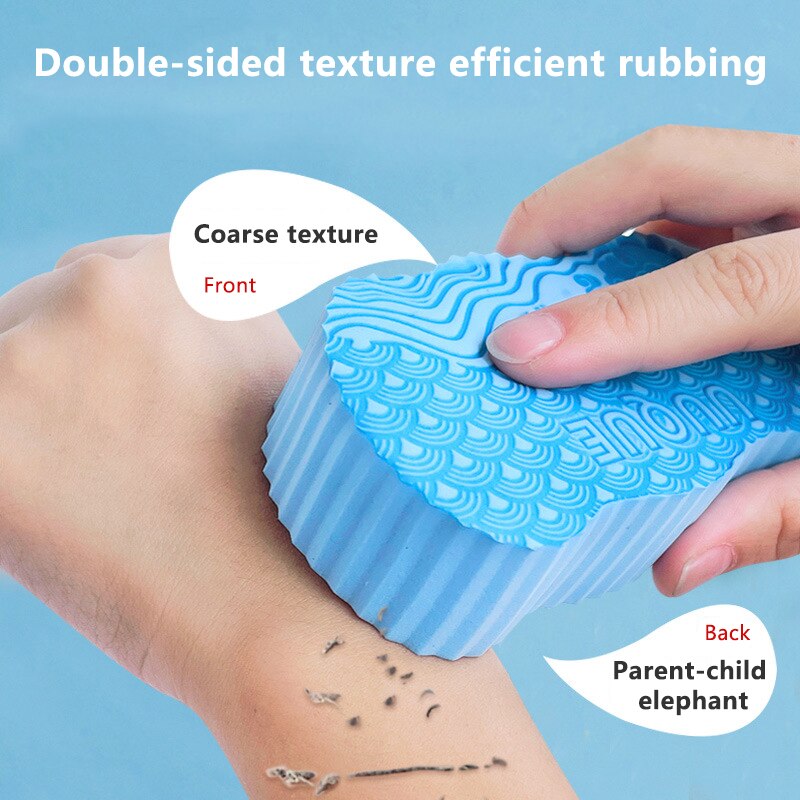 Magic Sponge Children Bath Sponge Body Dead Skin Remover Exfoliating Massager Cleaning Shower Brush Peeling Sponge