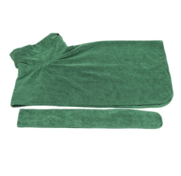 Super chłonne zwierzę szlafrok do kąpania psa szata XS-XL ręcznik do kąpania psa dla małych średnich duże psy Dropshipping: green / S