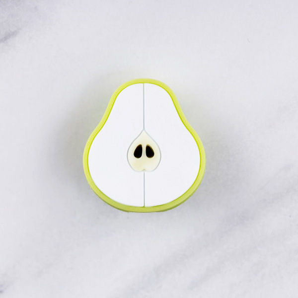 1PC Cute Fruit Phone USB cable protector for iphone cable chompers cord animal bite charger wire holder organizer protection: 3