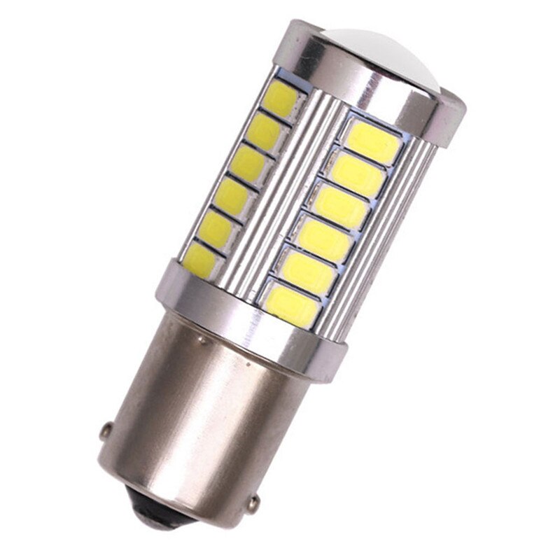 2 Stuks Led Cob Bright Laag Verbruik Canbus Lange Levensduur Auto Lamp 1156 Backup Reverse Licht 33-SMD 5630 5730 12V BA15S P21W #266421