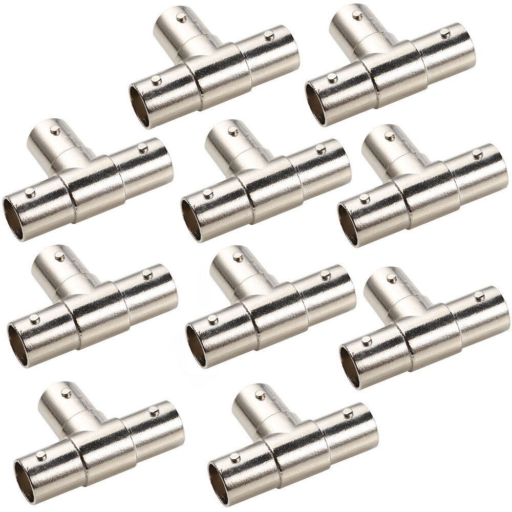 2/5/10pcs JR-B29 Right Angle tee BNC Connector three male connector for CCTV system