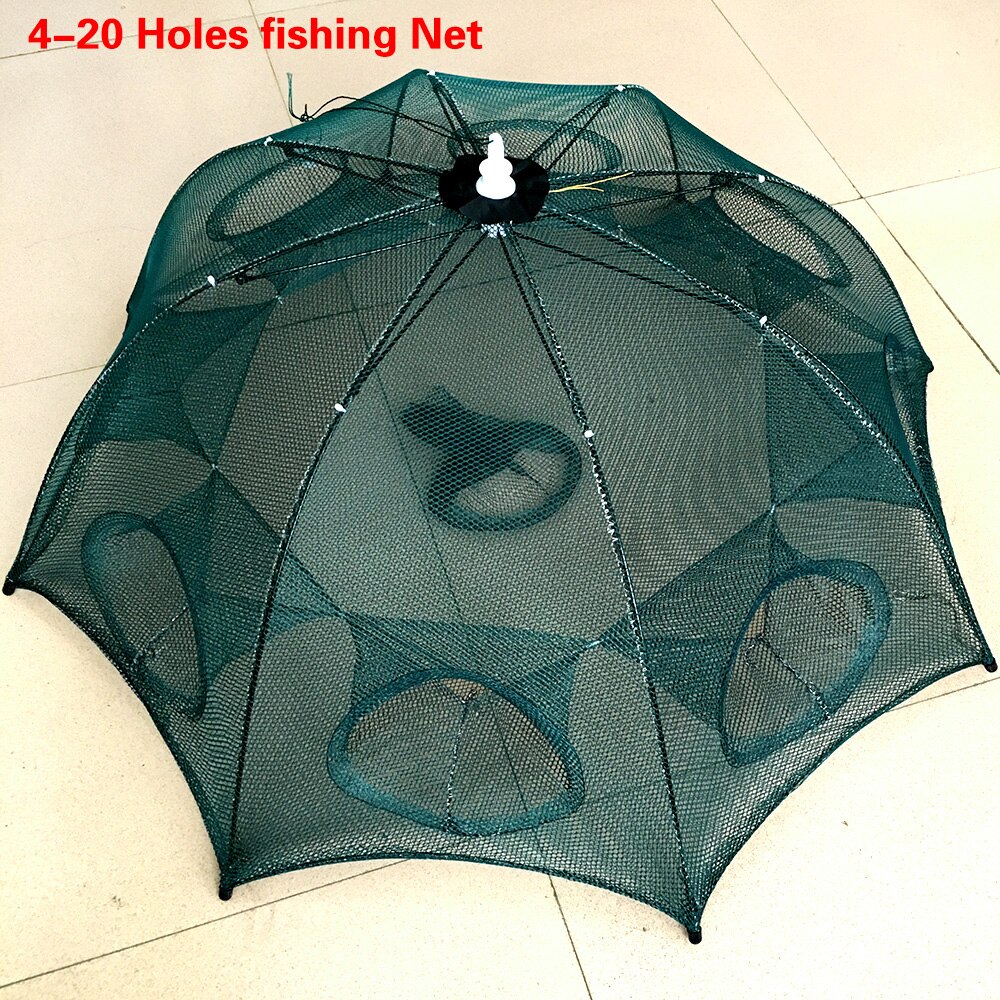 Isolated Net Foldable umbrella-shaped portable 20-hole fish net... – Grandado