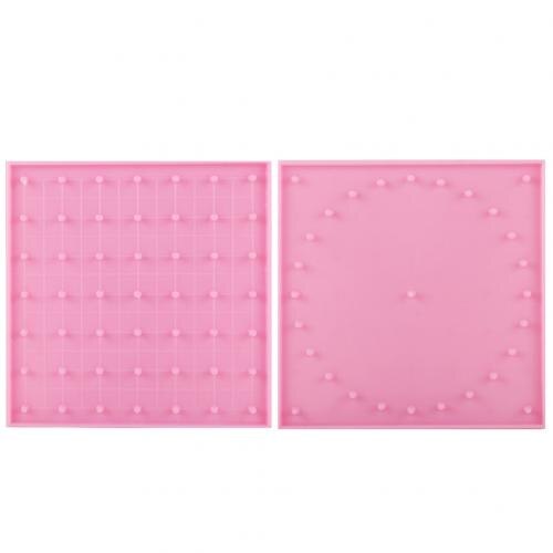 Plast spikplatta primär matematik spikbräda verktyg geometri demo barn pedagogisk leksak undervisning instrument pusselspel leksak