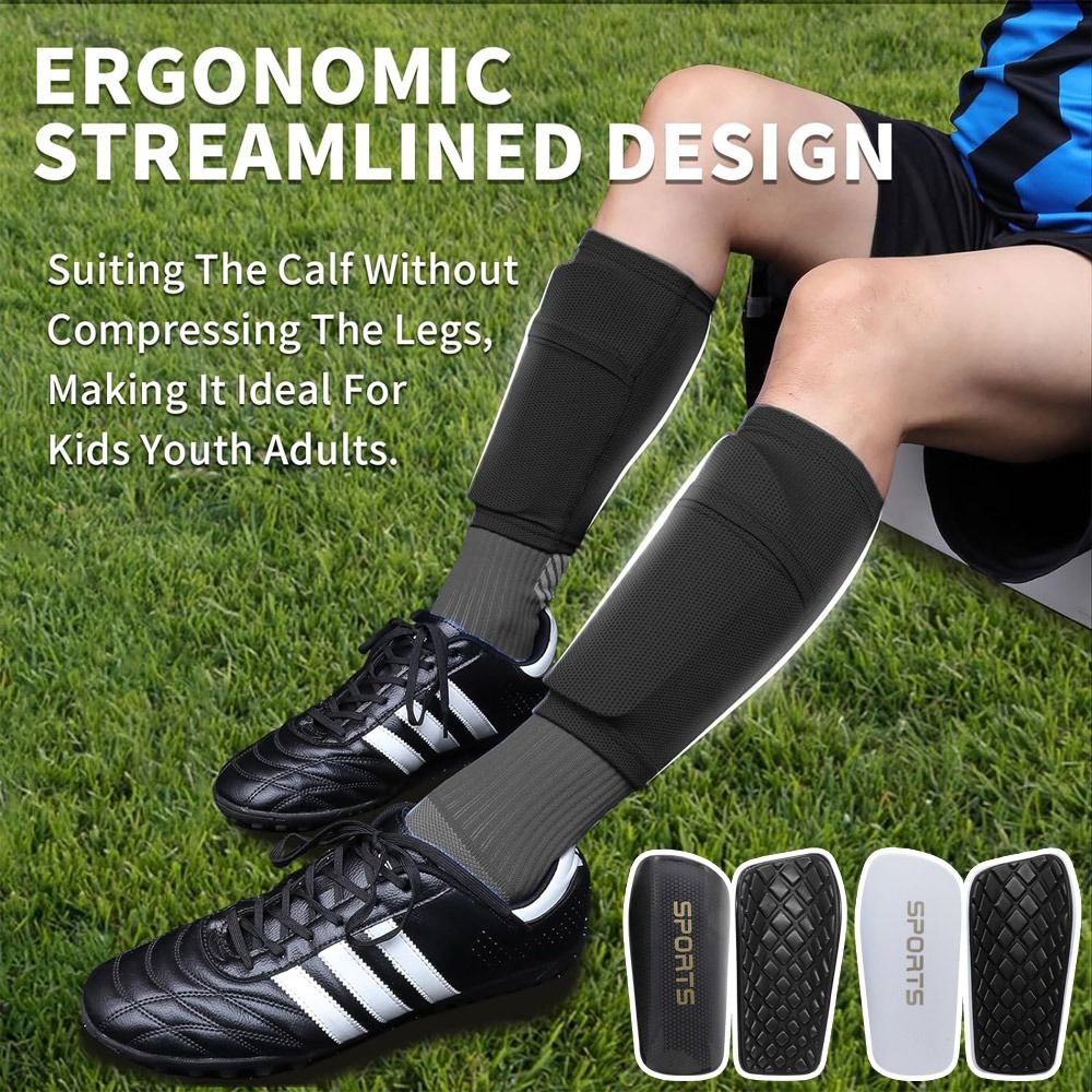 Voetbal Scheenbeschermers Voetbal Beschermers Pads Volwassen Kinderen Scheenbeschermers Licht Sok Insert Board Jongen Training Legging Beschermende Kleding