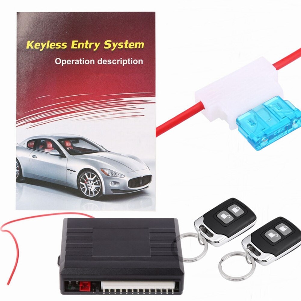 Auto Keyless Entry Systeem Deurslot Centrale Afstandsbediening Kits Universal Fit Voor Meest Voertuig