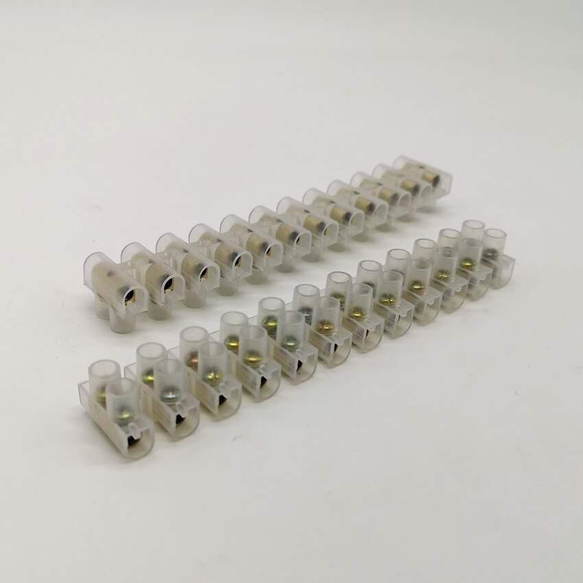 1Lot Nylon Terminal Blok 12 Positie Barrier Terminal Strip Block X3-0512 5A X3-1012 10A X3 20A X3-3012 30A