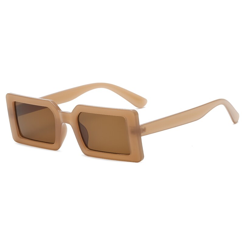 Small Frame Sunglasses UV400 Retro Trendy Glasses Women Men Travel Hiking Riding Eyewear Leopard Sun Glasses: Type B brown