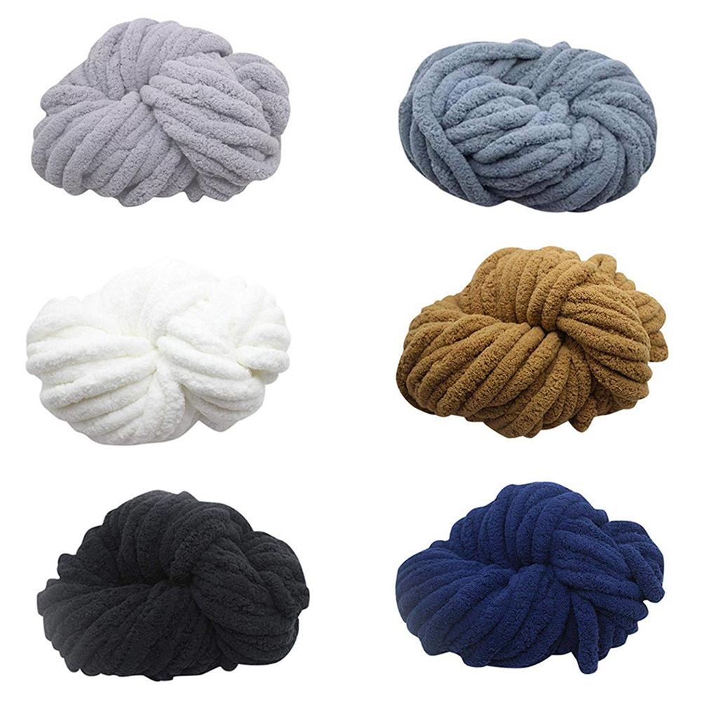 Diy chenille uldgarn groft uldtæppe isstrimler fortykket chenille håndlavet tæppe garn strikket håndværk hat tørklæde sweater