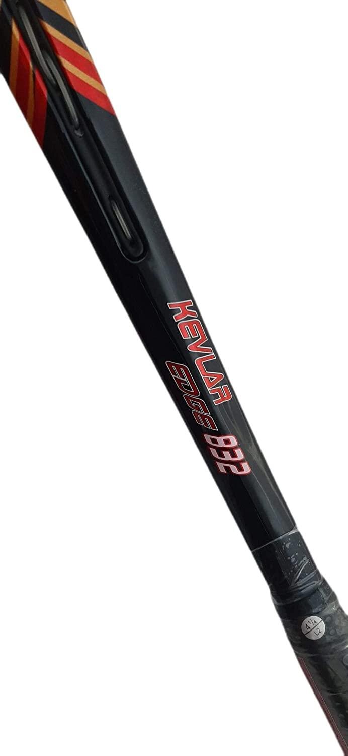 Raqueta de Tenis Wish Kevlar Edge 832 - Color negro y Naranja, raqueta tenis, raquetas de padel, raqueta adulto de tenis