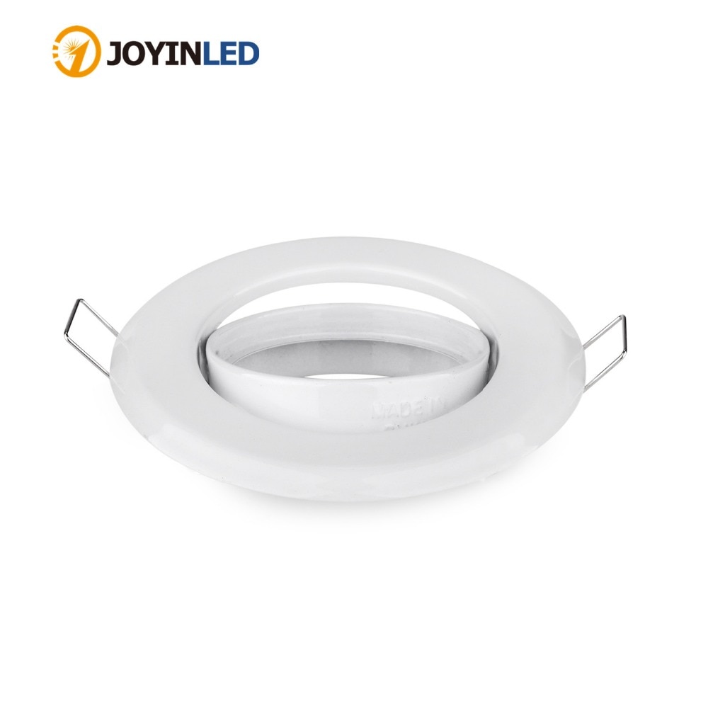 Factory Round White Zinc Alloy Ceiling Light Frames Led Recessed Ceiling Downlight Fixtures Ceiling Light Fittings GU10 MR16