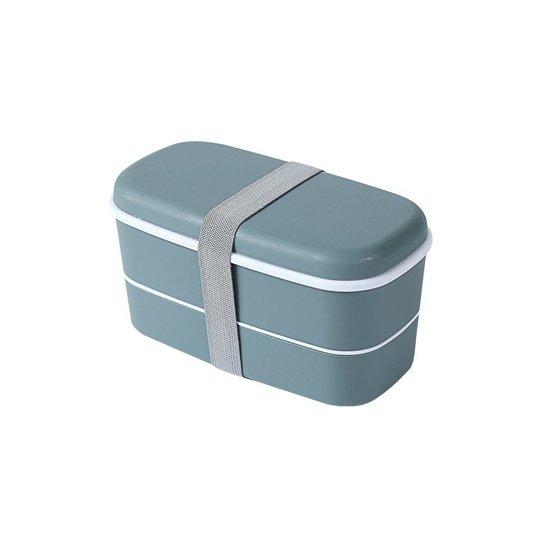Japanese-style Bento Box with Compartments Portable Student Office Camping Lunch Box Refrigerator Storage Box: Green