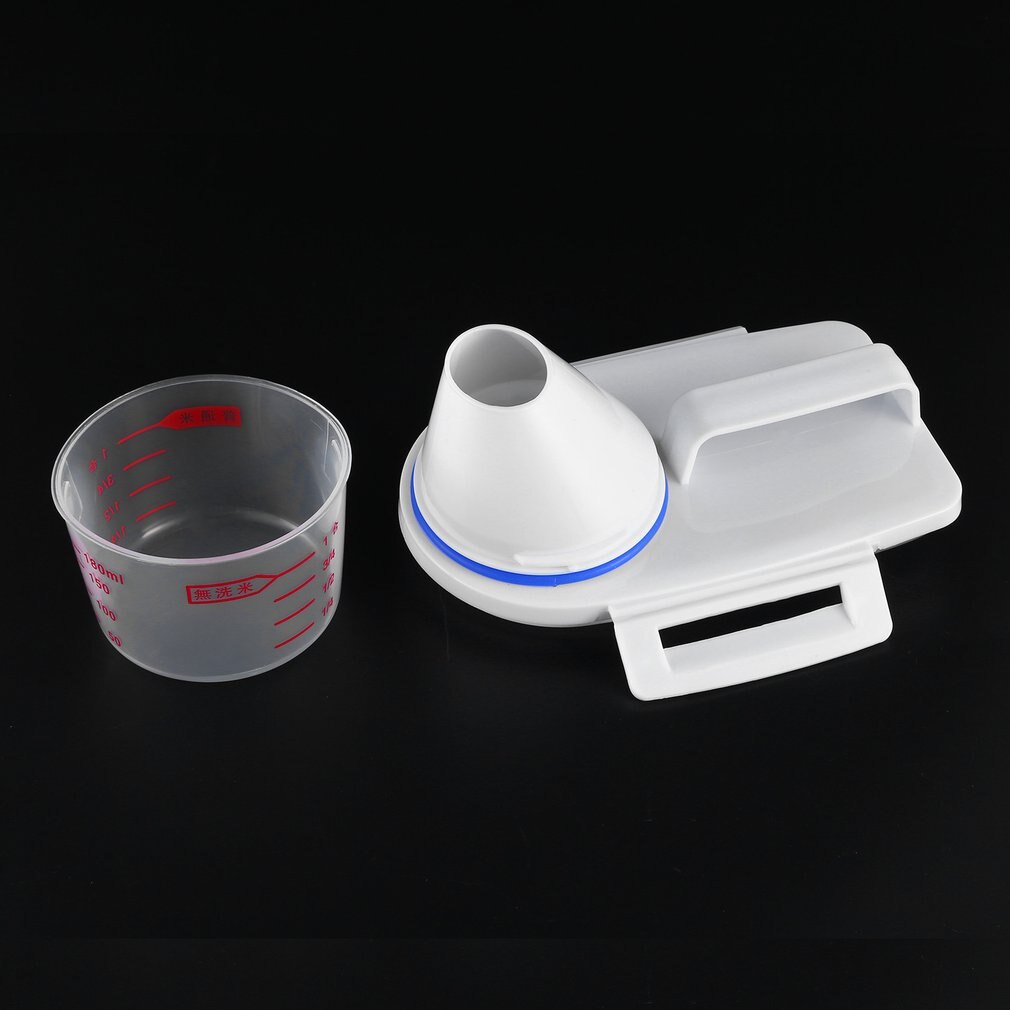 Portable taille en plastique Transparent cuisine alimentaire céréales conteneur Grain mallette de rangement haricot Bin riz boîte de rangement