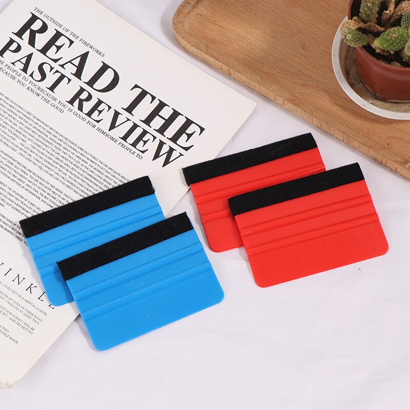 1/2pcs Vinyl Wrap Car Film Install Squeegee Carbon Fiber Wrapping Tool Auto Foil Window Tint Scraper Household Car Cleaning Tool