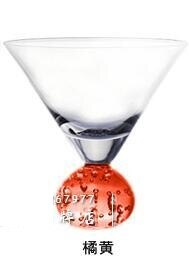 Boll färg triangel bubbla boll kopp liten vin cocktail likör glas whisky tuning bar fashionabla glas: A
