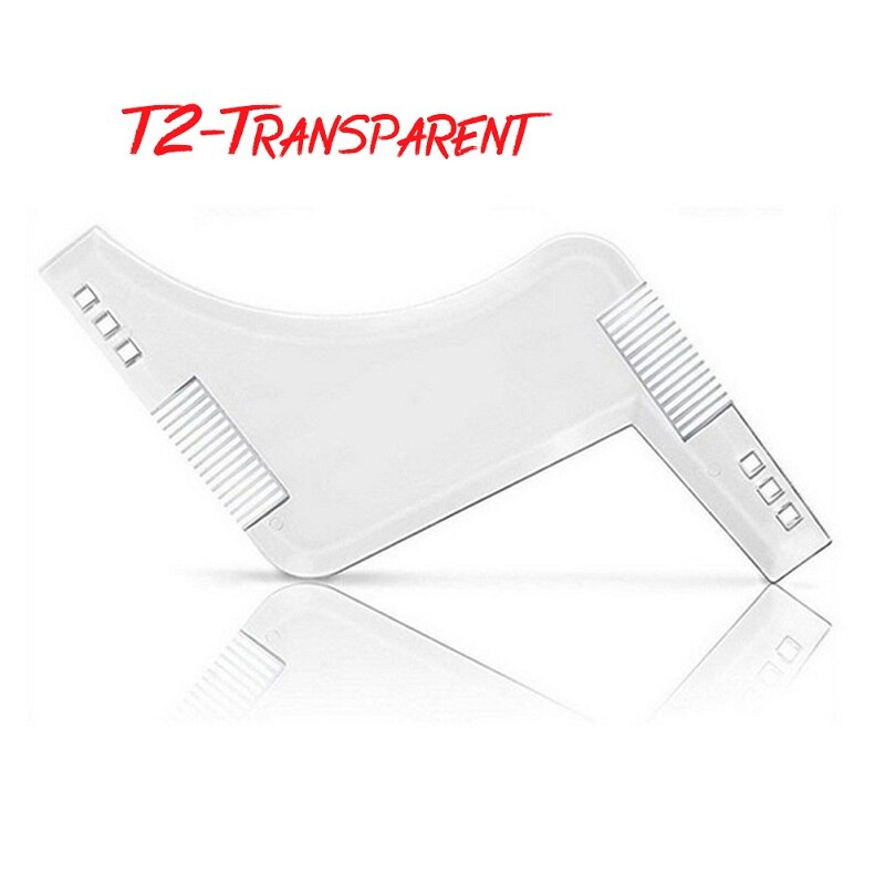 Men's Beard Shaping Styling Template Comb Men's Beards Combs Beauty Tools All-In-One Tool Beard Shaping Tools: E