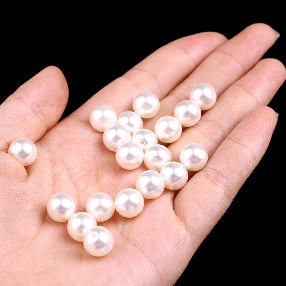 Ensemble de perles à Rivets | Perles Imitation rondes, clous à Rivets, bricolage décor de mariage, jeu de perles à Rivets, chaussures de vêtement, sac, accessoires pointes de perles 10/20 pièces