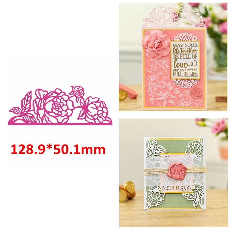 Nostalgie wervelingen bloemen vlinders rand diy scrapbooking knutselen kaarten album maken sjabloon: 2