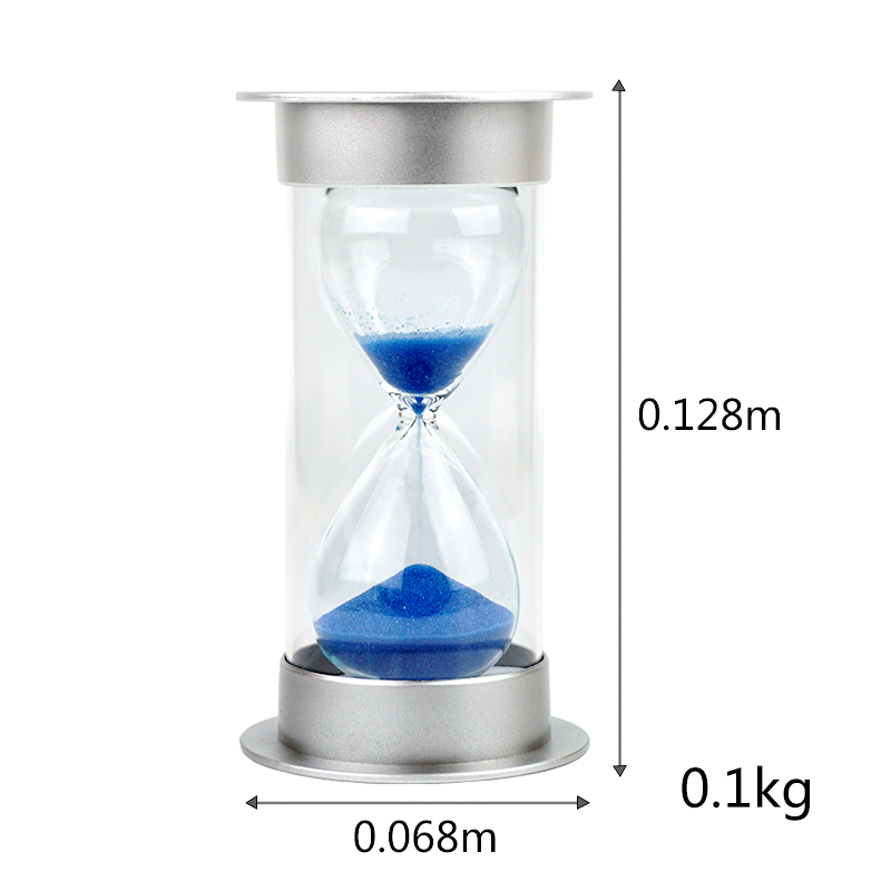 Qianyun 10 Minutes Hourglass Sand Timer For Kitchen School Plastic Hourglass Sandglass Sand Clock Tea Timer Home Decoration: Blue