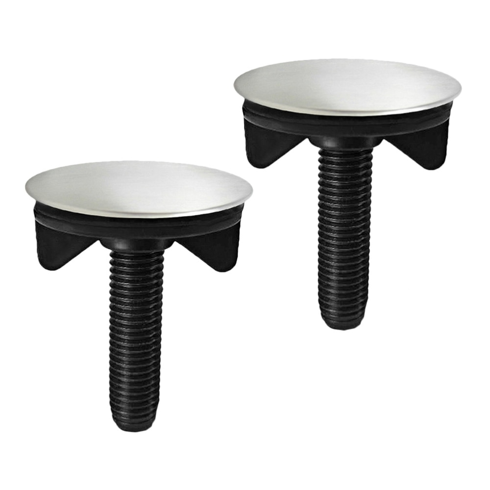2 Pcs Kitchen Hole Cover Stainless Steel Sink Tap Hole Cover Sink Stopper