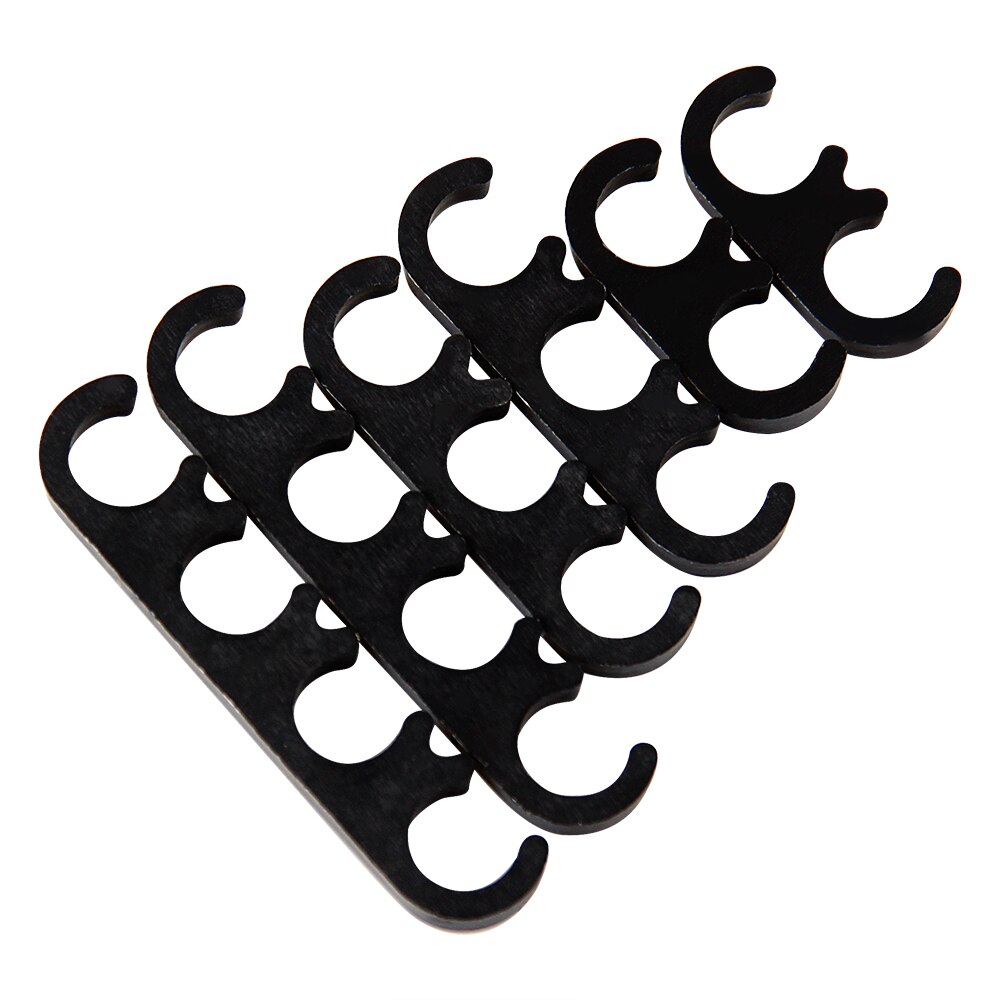 Black plastic 7mm 8mm Spark Plug Wire Cable Separator Dividers Looms For Ford