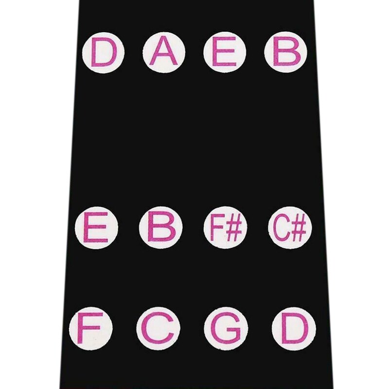 10 Pack Violin Finger Guide Fingerboard Chart Sticker for 4/4 Violin Practice Beginners