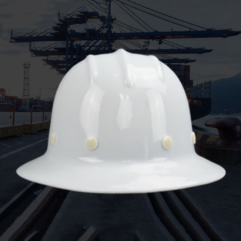 Veiligheid Helm Breedgerande Hard Hat Zonnescherm Regendicht Werk Bescherming Helm Labor Bouw Cap