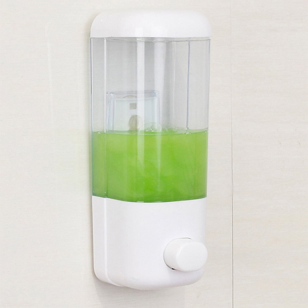 Suction cup wall-mounted 500ML single-head soap dispenser ABS Manual press type Hotel The mall Restaurant School Club