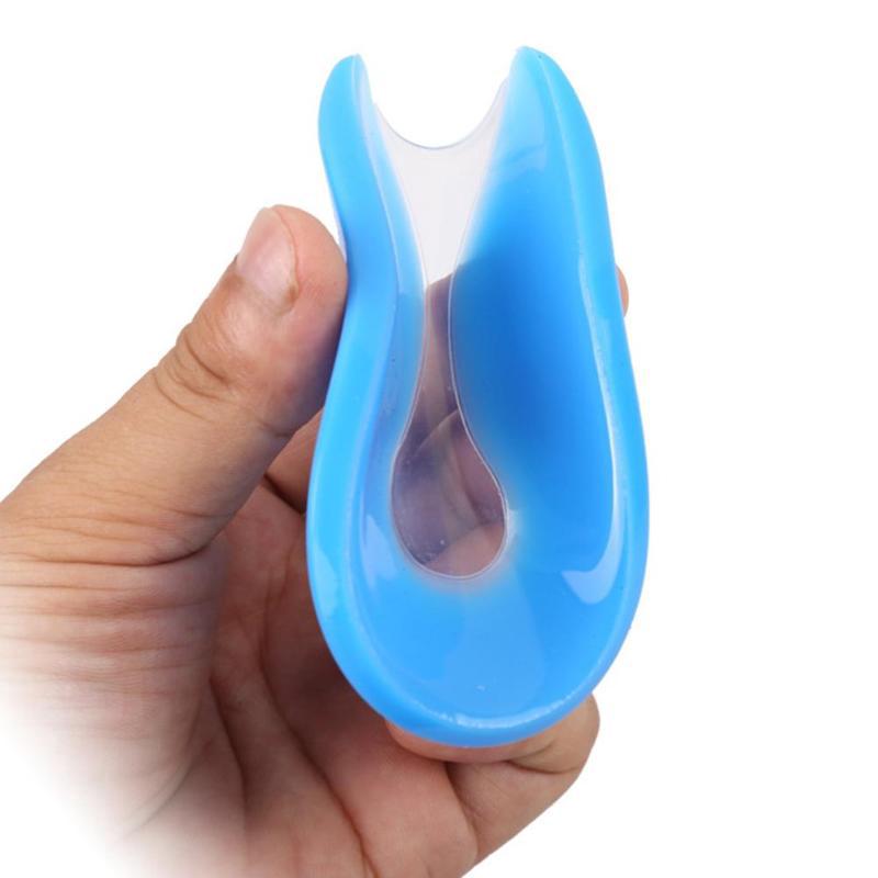 Plantillas de Gel de silicona para aliviar el dolor en el pie en forma de U, Protector de talón para fascitis Plantar, cojín de espolón para talón, plantilla de inserción de Zapata, unisex, 1 par