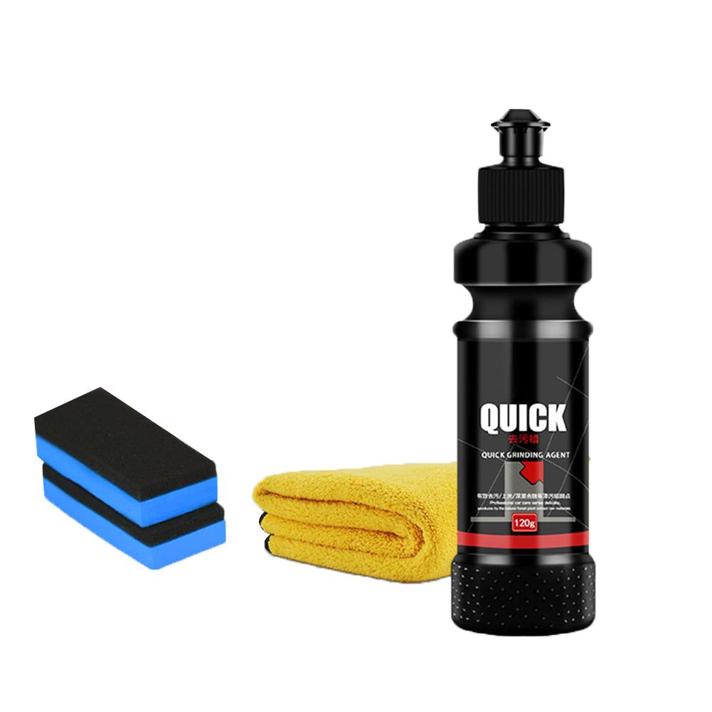 Bil polish voks bil vedlikehold reparasjon voks med svamp tørk forhindre riper bil polish voks plast rengjøring av lakk for hjemmedekk: B