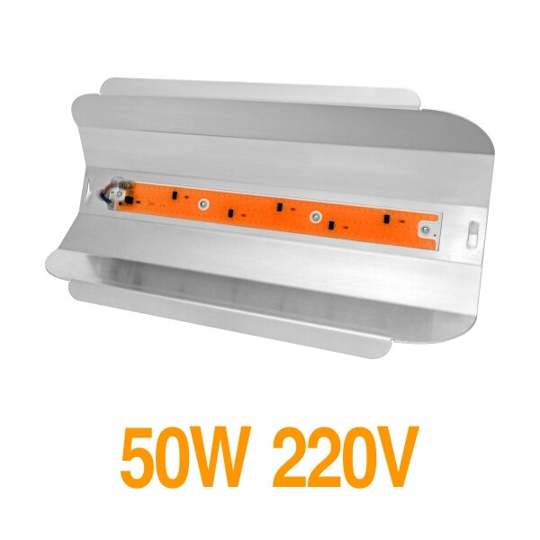Led fuld spektrum vækstlampe 380-780nm 30w 50w 80w 100w 220v udendørs phyto lys vækst projektør til plante drivhus såning: Dwdgl 50w