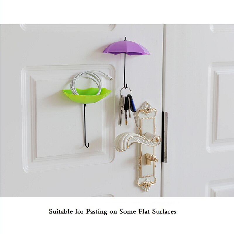 gadget da cucina Ombrello A Forma di Chiave appendiabiti cremagliera Complementi Arredo Casa Supporto A Parete Ganci per cucina Bagno Accessori Chiave del Supporto A Parete