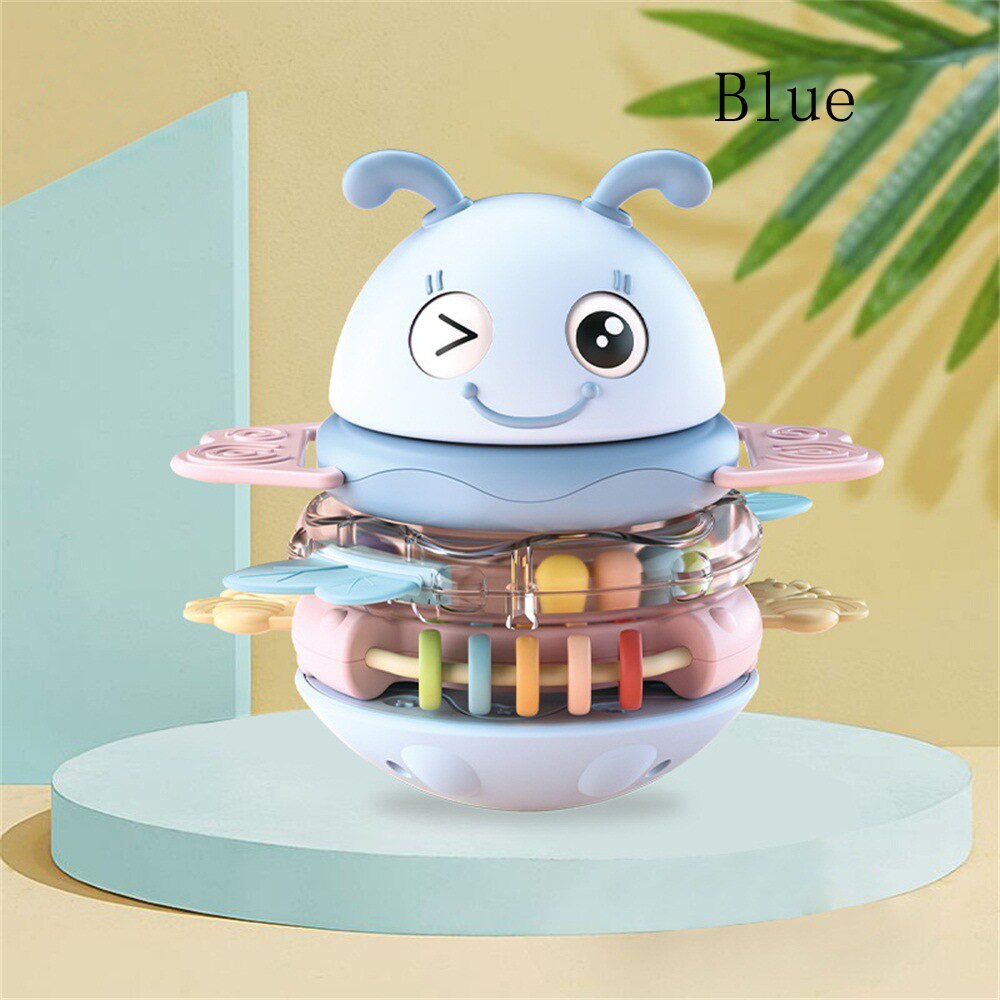 Baby Toy Rattle Tumbler Roly-Poly Teether Toy Jeng... – Grandado