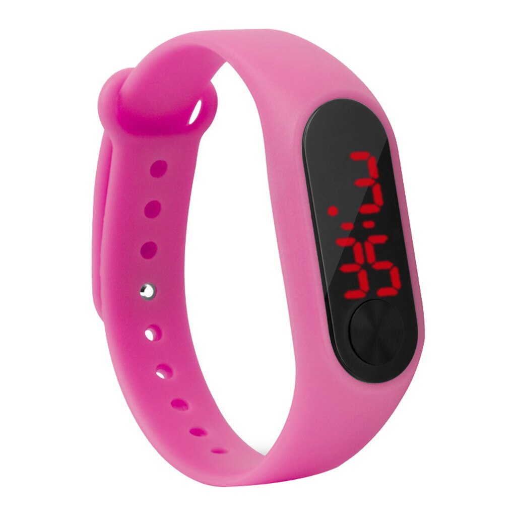 Siliconen horloge digitaal touchscreen led polshorloge siliconen band voor kinderen