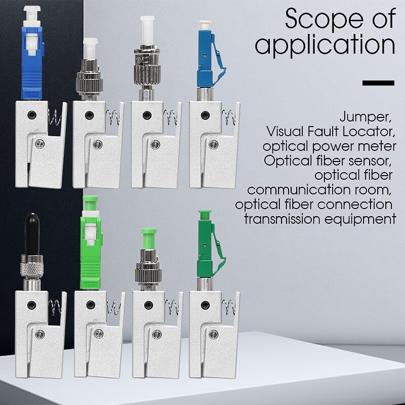 Optic Fiber Connector FC SC ST Square Bare Adapter Flange Temporary succeeded OTDR Test Coupler Special