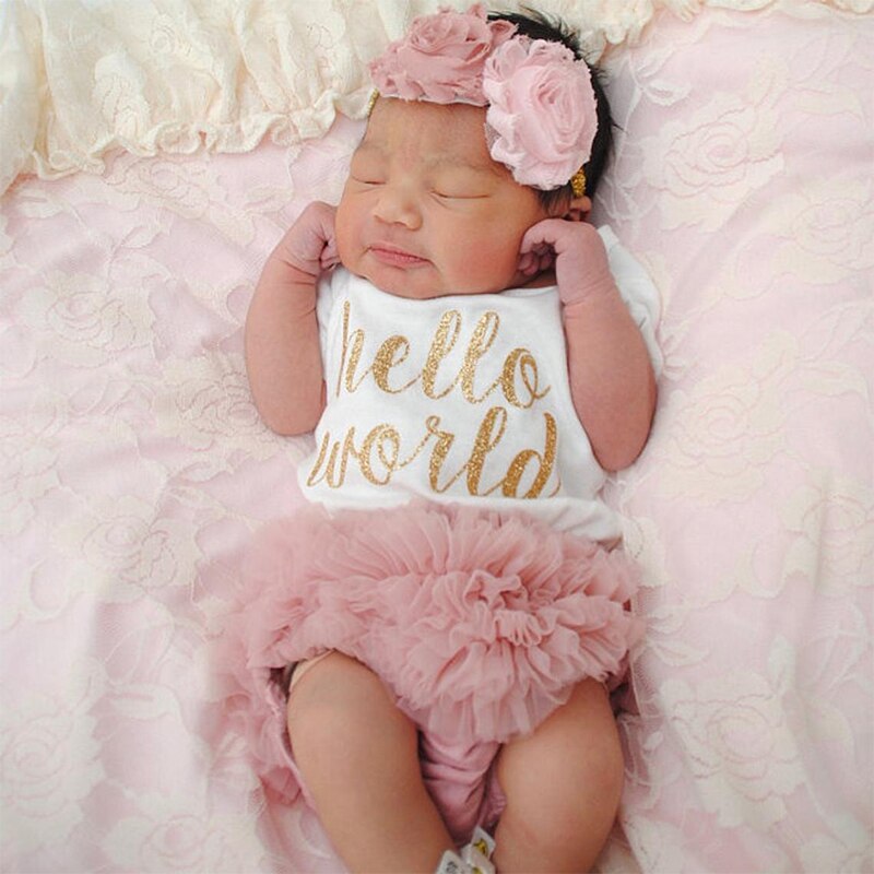 1 Jaar Oud Verjaardag Jurk Baby Meisje Kleding Baby Meisje Doop Kleding 3Pcs Outfits Voor Peuter Meisjes Party Prinses jurk