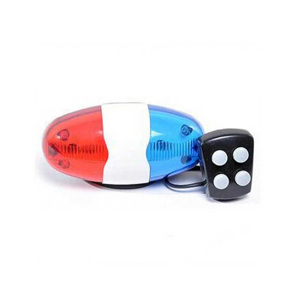 Bike Light 6 Led 4 Sounds Horn Bell Ring Car Light Trompet Voor Fiets Fiets Licht Koplamp Achterlicht Set #40