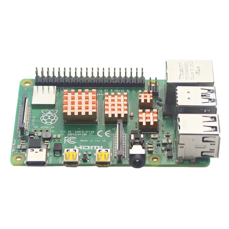 for Raspberry Pi 4B Heatsink Kit Copper Radiator RPI4 Cooling Heat Sink