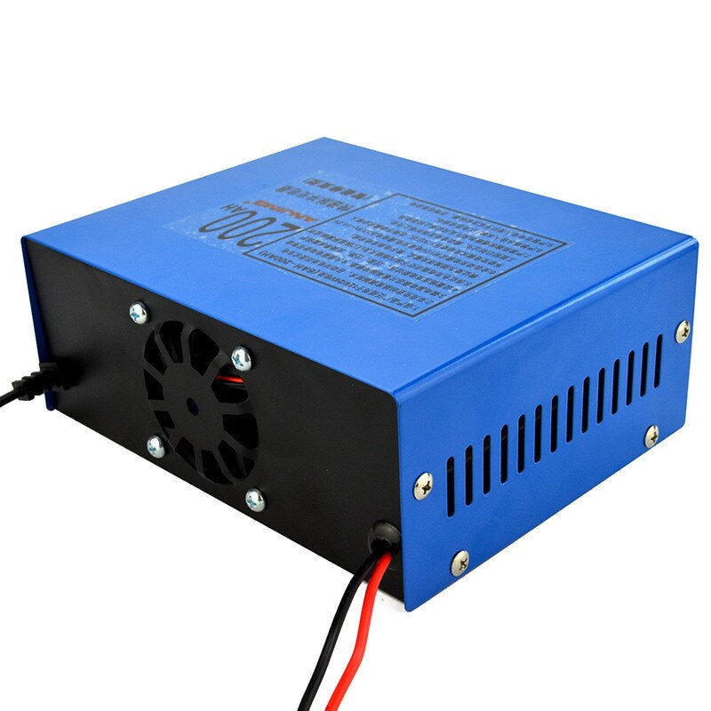 Car Battery Charger Automatic Intelligent Pulse Repair 130V-250V 200AH 12/24V With Adapter for All Lead Acid Battery