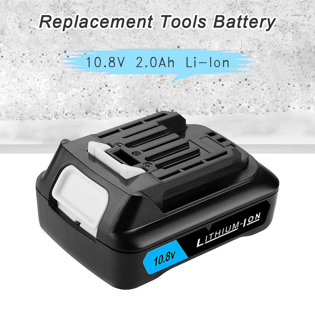 2.0ah 10.8v-12v cxt genopladeligt litiumbatteri til makita  bl1021b bl1041b bl1015b bl1020b bl1040b df331d df031d akku -boremaskine