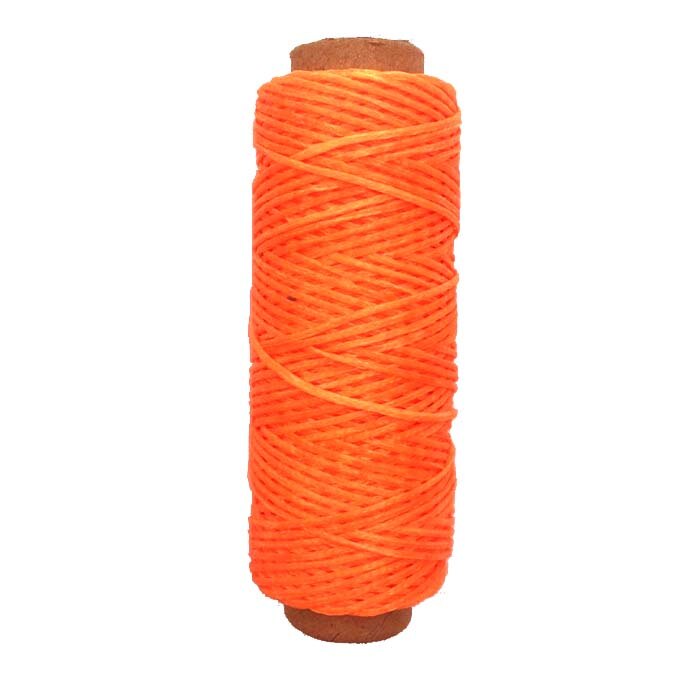 150D Lederen Gewaxt Draad Koord Leer Ambacht, 1Mm Diameter String Katoen Lijn Draad Lederen Stitching Tool Diy Materiaal 50Meter: orange thread