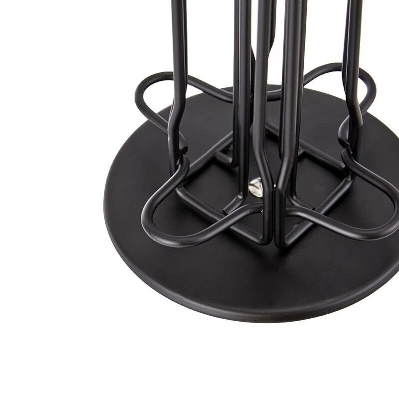 Nespresso Capsule Black Rotating Rack Stainless Steel 360 Degree Display Holder Storage 20-60 Cups Capsules Coffee Pod Rack