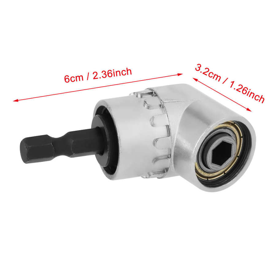 Extension Drill Adapter Adjustable Screwdriver 1/4 \"Socket Adapter to 105 Degree Hex Angle