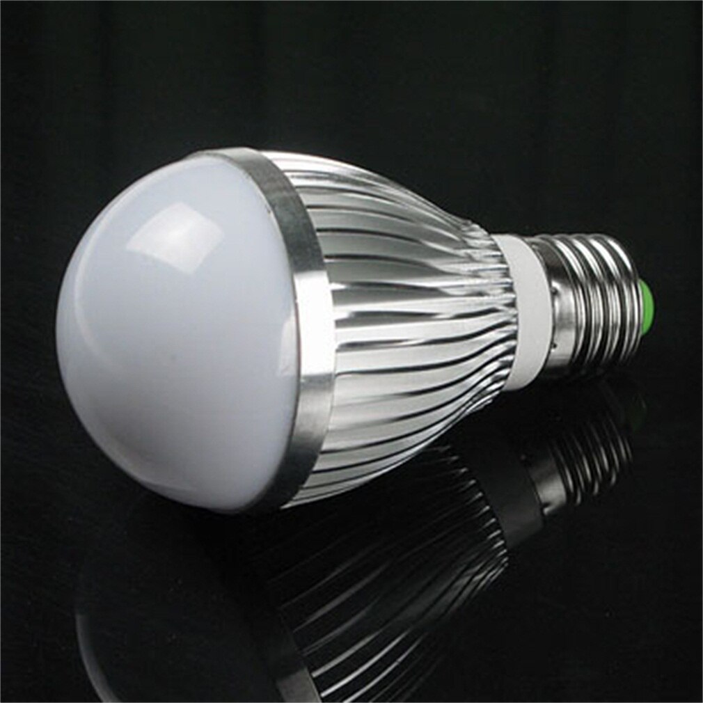 4 x E27 5W High Power 5 LED Ball Globe Light Bulb Day White Spotlight Lamp