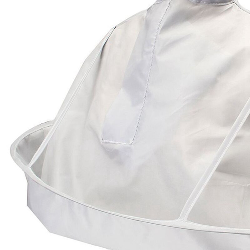 2 Piece Salon Barber Gown Cloth Hair Cutting Cloak Umbrella Hairdressing Cape Home Use Shawl Apron