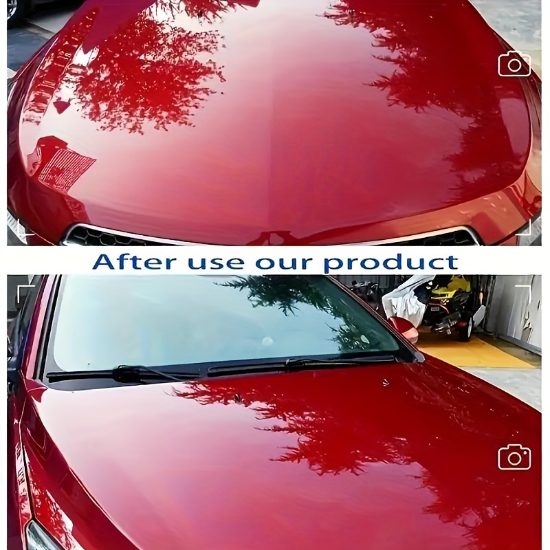 200g red Car Wax for Car Paint Care, Waterproof Wax, Renovation Polishing Protection, Hydrophobic Coating, With Waxing Sponge!